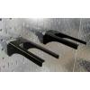 imageWall Control 114in Handle Bracket Slotted Metal Pegboard Hook Pegboard and Slotted Tool Board  WhiteBlack