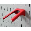 imageWall Control 114in Handle Bracket Slotted Metal Pegboard Hook Pegboard and Slotted Tool Board  WhiteRed