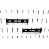 imageWall Control 1in x 4in CBracket Slotted Metal Pegboard Hook Pegboard and Slotted Tool Board  BlackBlack