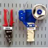 imageWall Control 2in x 2in CBracket Slotted Metal Pegboard Hook Pegboard and Slotted Tool Board  RedWhite