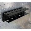 imageWall Control 30BAS300GVB 4Feet Metal Pegboard Basic Tool Organizer Kit with Galvanized Toolboard and Black Accessories Metallic