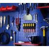 imageWall Control 30P3232B Black Metal Pegboard Pack  2 32quot Tall x 16quot Wide Black PegboardsBlue