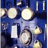 imageWall Control 30P3232B Black Metal Pegboard Pack  2 32quot Tall x 16quot Wide Black PegboardsBlue