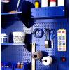 imageWall Control 30P3232B Black Metal Pegboard Pack  2 32quot Tall x 16quot Wide Black PegboardsBlue
