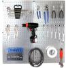 imageWall Control 30P3232B Black Metal Pegboard Pack  2 32quot Tall x 16quot Wide Black PegboardsGalvanized