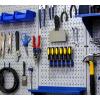 imageWall Control 30P3232B Black Metal Pegboard Pack  2 32quot Tall x 16quot Wide Black PegboardsGray