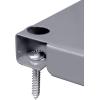 imageWall Control 30P3232B Black Metal Pegboard Pack  2 32quot Tall x 16quot Wide Black PegboardsGray