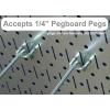 imageWall Control 30P3232B Black Metal Pegboard Pack  2 32quot Tall x 16quot Wide Black PegboardsGreen