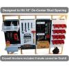 imageWall Control 30P3232B Black Metal Pegboard Pack  2 32quot Tall x 16quot Wide Black PegboardsGreen