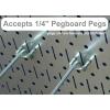 imageWall Control 30WRR100GVB Galvanized Steel Pegboard Starter Kit