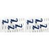 imageWall Control 312in Reach Curved Tip Slotted Hook Pack  Slotted Metal Pegboard Hooks Pegboard and Slotted Tool Board  RedBlue