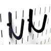 imageWall Control 3in Reach UHook Accessory U Shaped Slotted Metal Pegboard Hook Pegboard and Slotted Tool Board  WhiteBlack