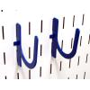 imageWall Control 3in Reach UHook Accessory U Shaped Slotted Metal Pegboard Hook Pegboard and Slotted Tool Board  WhiteBlue