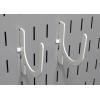 imageWall Control 3in Reach UHook Accessory U Shaped Slotted Metal Pegboard Hook Pegboard and Slotted Tool Board  WhiteWhite