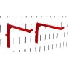 imageWall Control 6in Reach Extended Hook Pair  Slotted Metal Pegboard Hooks Pegboard and Slotted Tool Board  BlackRed