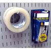 imageWall Control 6in Reach Extended Hook Pair  Slotted Metal Pegboard Hooks Pegboard and Slotted Tool Board  BlackWhite