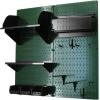 imageWall Control Craft ampamp Hobby Pegboard Organizer Storage Kit with Black Pegboard and Red AccessoriesGreen Pegboard Black Accessories