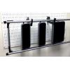 imageWall Control Heavy Duty Pegboard Hook Slotted Hook Pair  Red 10HD012 RBlack