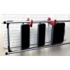 imageWall Control Heavy Duty Pegboard Hook Slotted Hook Pair  Red 10HD012 RRed