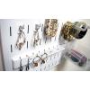 imageWall Control Jewelry Organizer Wall Hanging Jewelry Holder Kit Wall Mounted Necklace Organizer Kit in WhiteWhite