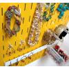 imageWall Control Jewelry Organizer Wall Hanging Jewelry Holder Kit Wall Mounted Necklace Organizer Kit in WhiteYellow