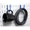 imageWall Control KT200DLX B Slotted Storage Panel Deluxe Metal Hook Assortment BlackBlue