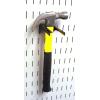 imageWall Control KT400WRK B Slotted Tool Board Workstation Accessory Kit for Wall Control Pegboard Only Black