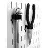 imageWall Control KT400WRK B Slotted Tool Board Workstation Accessory Kit for Wall Control Pegboard Only Black