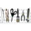 imageWall Control KT400WRK B Slotted Tool Board Workstation Accessory Kit for Wall Control Pegboard Only Black