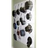 imageWall Control Kitchen Pegboard Organizer Pots and Pans Storage Rack Organization Kit with White Pegboard and White AccessoriesWhite Pegboard Black Accessories