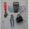 imageWall Control Medium 178in Hook Pack  Slotted Metal Pegboard Hooks Pegboard and Slotted Tool Board  BlackRed