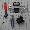 imageWall Control Medium 178in Hook Pack  Slotted Metal Pegboard Hooks Pegboard and Slotted Tool Board  BlackWhite