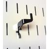 imageWall Control Medium 90 Degree Slotted Hook Pack  Slotted Metal Pegboard Hooks Pegboard and Slotted Tool Board  BlackBlack