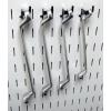 imageWall Control Medium 90 Degree Slotted Hook Pack  Slotted Metal Pegboard Hooks Pegboard and Slotted Tool Board  BlackBlack