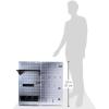 imageWall Control Metal Pegboard Utility Tool Storage Kit with Black Pegboard and Black AccessoriesGalvBlack