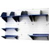imageWall Control Office Organizer Unit Wall Mounted Office Desk Storage and Organization Kit Slotted White Wallboards and Blue AccessoriesWhiteBlue
