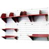 imageWall Control Office Organizer Unit Wall Mounted Office Desk Storage and Organization Kit Slotted White Wallboards and Blue AccessoriesWhiteRed