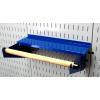 imageWall Control Paper Towel Holder and Dowel Rod Pegboard Shelf Assembly for Wall Control Pegboard and Slotted Tool Board  BlackBlue
