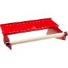 imageWall Control Paper Towel Holder and Dowel Rod Pegboard Shelf Assembly for Wall Control Pegboard and Slotted Tool Board  BlackRed