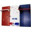 imageWall Control Patriot Pegboard Organizer American Made 4ft Metal Pegboard Tool Storage Kit Made in The USA