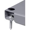 imageWall Control Pegboard 32in x 16in Galvanized Metal Pegboard Tool Board PanelGray