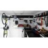imageWall Control Pegboard 32in x 16in Galvanized Metal Pegboard Tool Board PanelWhite