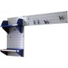 imageWall Control Pegboard Garden Supplies Storage and Organization Garden Tool Organizer Kit with Black Pegboard and White AccessoriesGray Pegboard Blue Accessories