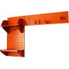 imageWall Control Pegboard Garden Supplies Storage and Organization Garden Tool Organizer Kit with Black Pegboard and White AccessoriesOrange Pegboard Red Accessories