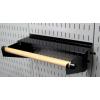 imageWall Control Pegboard Organizer 4 ft Metal Pegboard Standard Tool Storage Kit with Black Toolboard and Black AccessoriesBlackBlack