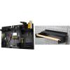 imageWall Control Pegboard Organizer 4 ft Metal Pegboard Standard Tool Storage Kit with Black Toolboard and Black AccessoriesBlackBlack