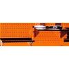 imageWall Control Pegboard Organizer 4 ft Metal Pegboard Standard Tool Storage Kit with Black Toolboard and Black AccessoriesOrange