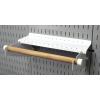 imageWall Control Pegboard Organizer 4 ft Metal Pegboard Standard Tool Storage Kit with Black Toolboard and Black AccessoriesWhite