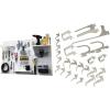 imageWall Control Pegboard Organizer 4 ft Metal Pegboard Standard Tool Storage Kit with Black Toolboard and Black AccessoriesWhite
