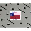 imageWall Control Pegboard Organizer 4 ft Metal Pegboard Standard Tool Storage Kit with Black Toolboard and Black AccessoriesWhiteBlack